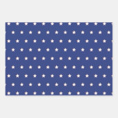 Rood wit en blauw inpakpapier vel (Voorkant)