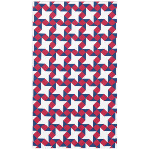 Rood, Wit en Blauw Juli Vierde Patchwork Patroon Tafelkleed