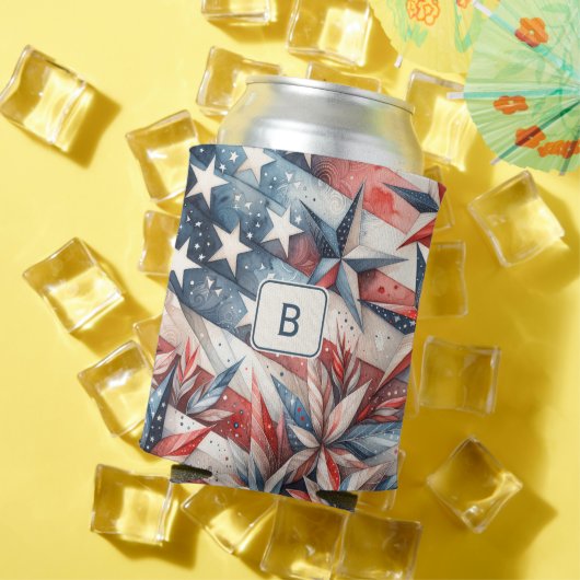 Rood wit en blauw Koelbox Blikjeskoeler (Insitu Zomer)