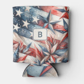 Rood wit en blauw Koelbox Blikjeskoeler (Voorkant)