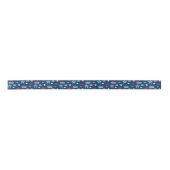 Rood, wit en blauw krullend lint (Voorkant)