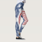 rood wit en blauw leggings (Rechts)