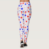 Rood wit en blauw leggings (Achterkant)