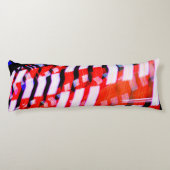 Rood wit en blauw lichaamskussen (Achterkant)