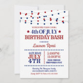 Rood, wit en blauw licht op 4 juli 2010 kaart (Voorkant)