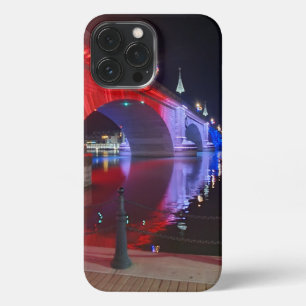 Rood, wit en blauw London Bridge Lake Havasu iPhone 13 Pro Max Hoesje
