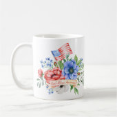 Rood wit en blauw | Mok van God Bless America (Links)