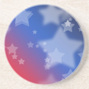 Rood wit en blauw Onderzetter zandsteen