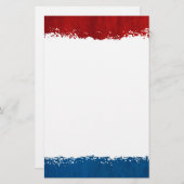 Rood wit en blauw papier (Voorkant / Achterkant)