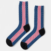 Rood Wit En Blauw Patriot Sokken (Links)