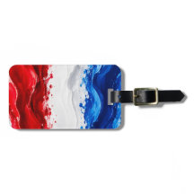 Rood Wit en Blauw patriottische dubbelzijdige