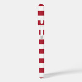 Rood Wit en Blauw Polka Dot en Streeppatroon Case-Mate iPhone Case (Achterkant / Links)