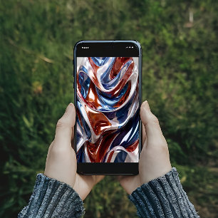 Rood, wit en blauw poster