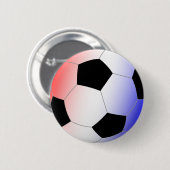 Rood, wit en blauw ronde button 5,7 cm (Voorkant /achterkant)