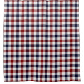 Rood wit en blauw schoeisel gordijn (Voorkant)