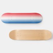 Rood wit en blauw skateboard (Horizontaal)