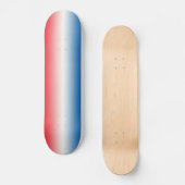 Rood wit en blauw skateboard (Voorkant)