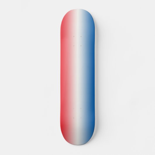 Rood wit en blauw skateboard (Voorkant)