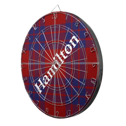 Rood, wit en blauw speldenbord dartbord (Voorkant Rechts)