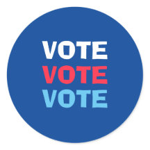 Rood-wit en blauw stemmenverkiezingen