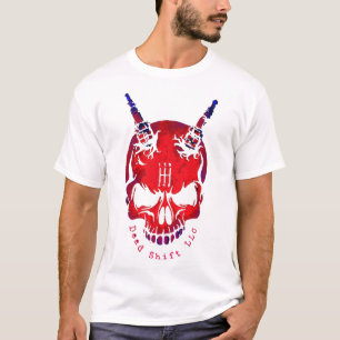 Rood wit en blauw t-shirt