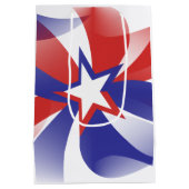 Rood wit en blauw verblinden me patriottische cade medium cadeauzakje (Achterkant)