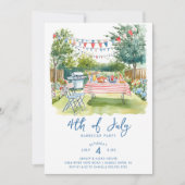 Rood, wit en blauw verzamelen kaart (Voorkant)