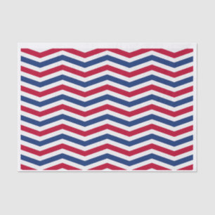 Rood Wit en Blauw Weefseldocument Tissuepapier