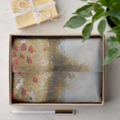 Rood wit en blauw Wildflowers Decoupage Tissuepapier (Geschenk)