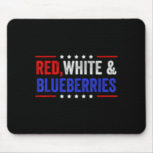 Rood, Wit En Blauwe Bosbessen Patriot Dom 2025  Muismat