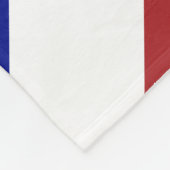 Rood, Wit en Blauwe Chevrons Fleece Deken (Hoek)