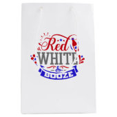 Rood wit en Booze Medium Cadeauzakje (Voorkant)