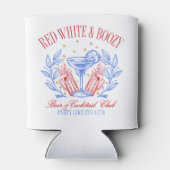 Rood Wit en Boozy Blikjeskoeler (Achterkant)