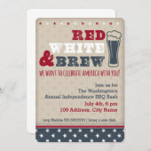 Rood, wit en brew kaart (Voorkant / Achterkant)