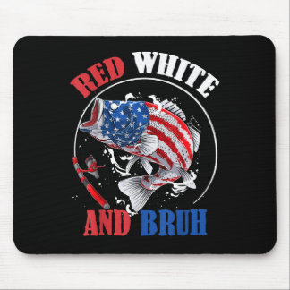 Rood Wit En Bruh 4 Juli Jongens Patriottische Kind Muismat