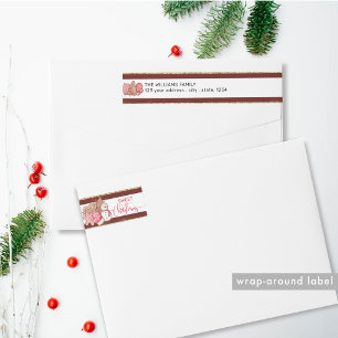 Rood Wit en Goud Vakantie Cookies Zoete Kerstmis