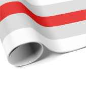 Rood wit en grijs gestreept verpakkingspapier cadeaupapier (Rol Hoek)
