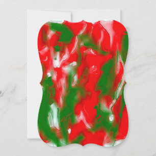 Rood, Wit en Groen Abstract Kaart