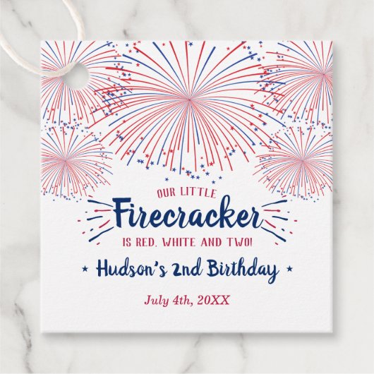 Rood, wit en twee! 4 juli 2002 bedankjes labels (Voorkant)