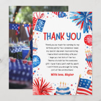 Rood Wit en Twee 4 juli Patriottische Verjaardag