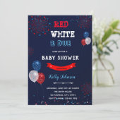 Rood wit en uitnodiging op tijd (Staand voorkant)