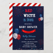 Rood wit en uitnodiging op tijd (Voorkant / Achterkant)