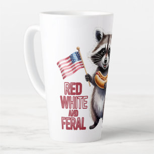 Rood wit en wild en gratis wasbeer latte mok