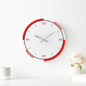 Rood wit en zwart grote klok (Huis)