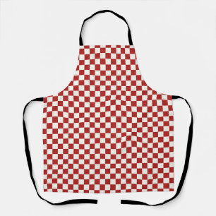 Rood Wit Geruit Gingham Patroon Schort