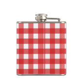 Rood-wit geruit heupfles (Achterkant)