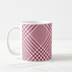 Rood wit Glen Plaked: Tweed Tartan Koffiemok