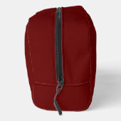 Rood Wit Goud Monogram Naam Script Toilettasje (Rechts)