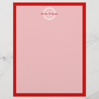 Rood Wit Grieks Zeer belangrijk Rand Lijst Initiaa