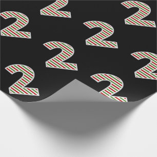 Rood, Wit, Groen "2" 2e Evenement op Kerstdag Cadeaupapier